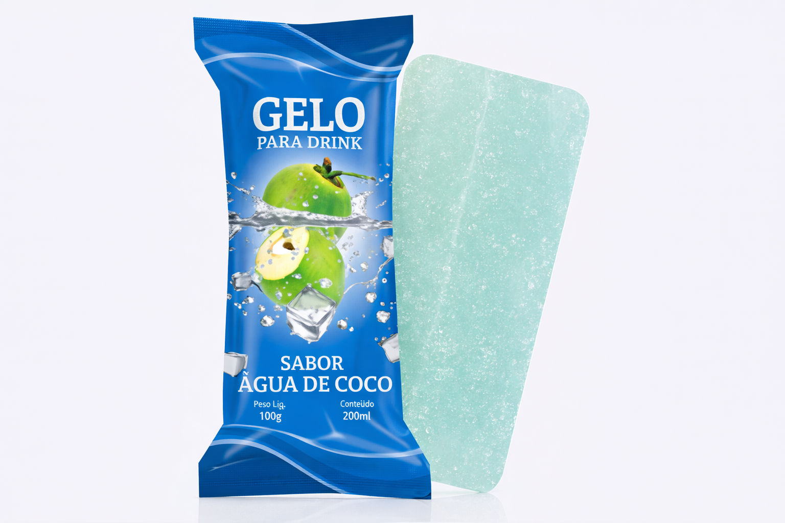 Gelo Saborizado - Agua de Coco