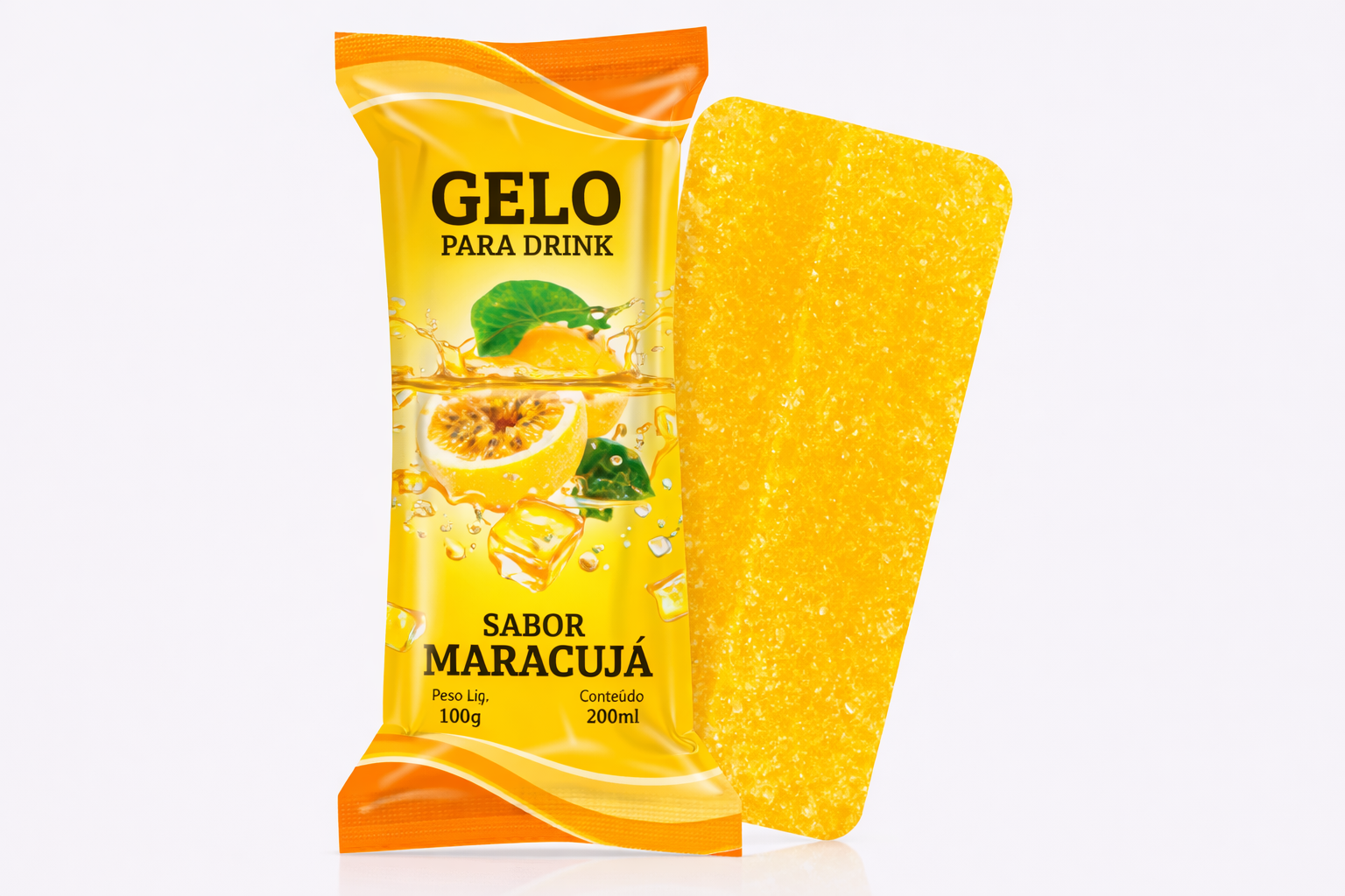 Gelo Saborizado - Maracujá